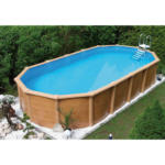 XXXLutz Vöcklabruck - Ihr Möbelhaus in Vöcklabruck Pool-Set Pool OV 132 Wood Braun 610/360/130 cm