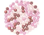 Hornbach Holzperle rosa-mix 8 mm 80 Stück