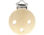Hornbach Schnullerketten-Clip Holz natur 35 mm