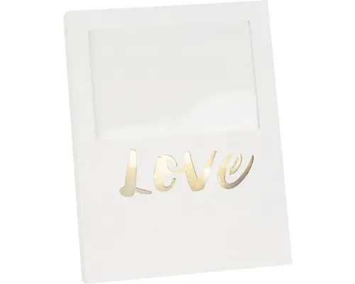 Foto-Rahmen LOVE mit Licht 23x18x2cm