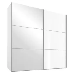 Schwebet&uuml;renschrank in Wei&szlig;