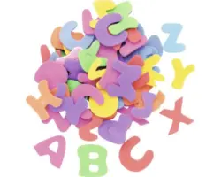 Moosgummi - Buchstaben 150 Stück