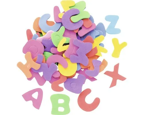 Moosgummi - Buchstaben 150 Stück