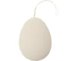 Hornbach Ei zum Hängen Kunststoff flach weiß 6 cm