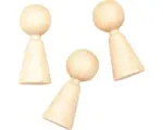 Hornbach Figur Kegel Buche 20x50 mm 3 Stück