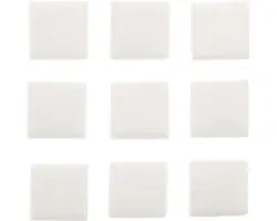 Mosaiksteine weiß 10x10 mm