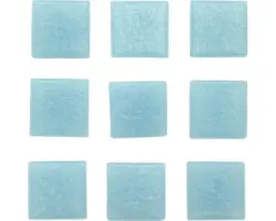 Mosaiksteine hellblau 10x10 mm
