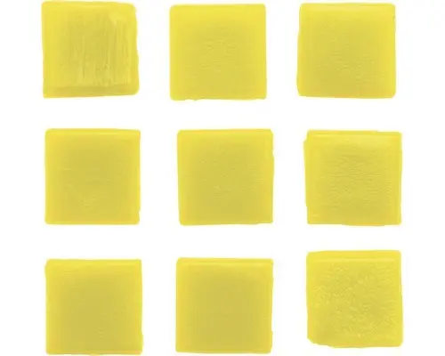 Mosaiksteine gelb 10x10 mm