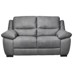 Zweisitzer-Sofa in Grau