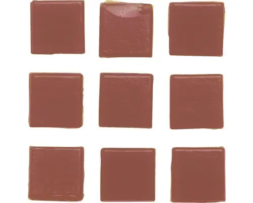 Mosaiksteine dunkelrot 10x10 mm