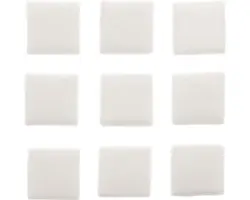 Mosaiksteine weiß 20x20 mm