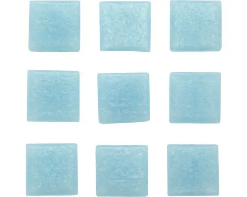 Mosaiksteine hellblau 20x20 mm