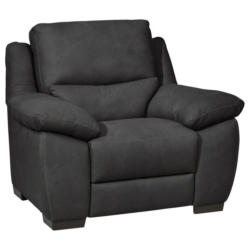 Sessel in Webstoff Schwarz