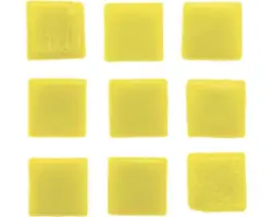 Mosaiksteine gelb 20x20 mm