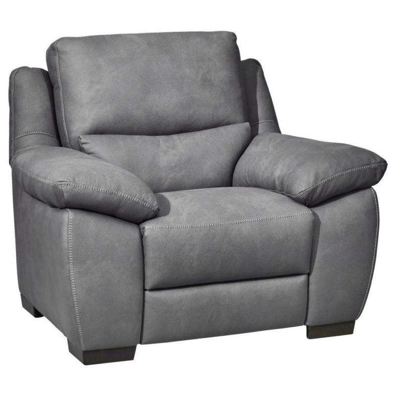 Sessel in Webstoff Grau