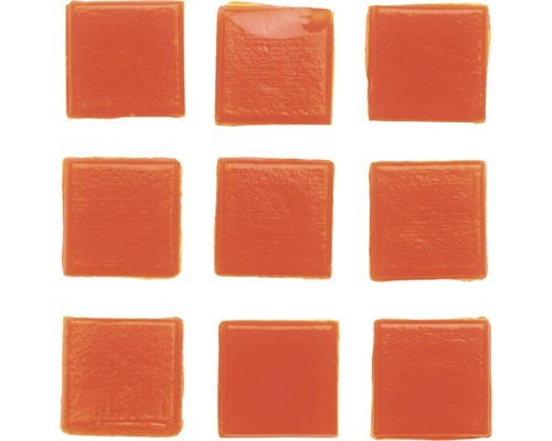 Mosaiksteine dunkelorange 20x20 mm