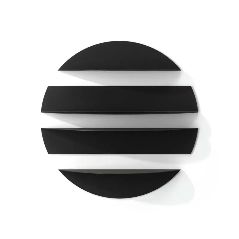 Wandregal 76/76/19 cm