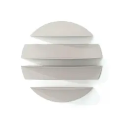 Wandregal 76/76/19 cm