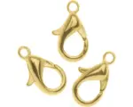 Hornbach Karabiner gold 15 mm 4 Stück