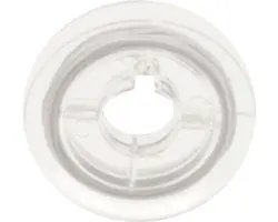 Hutgummi weiß 0,6 mm 5 m