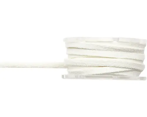 Velour-Lederband-Rolle beige 3 mm 2 m