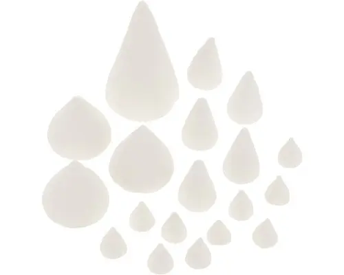 Kreativpackung Watte Kegel 40 Stück