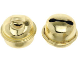 Rollenglöckchen goldfarben 18 mm 8 Stück