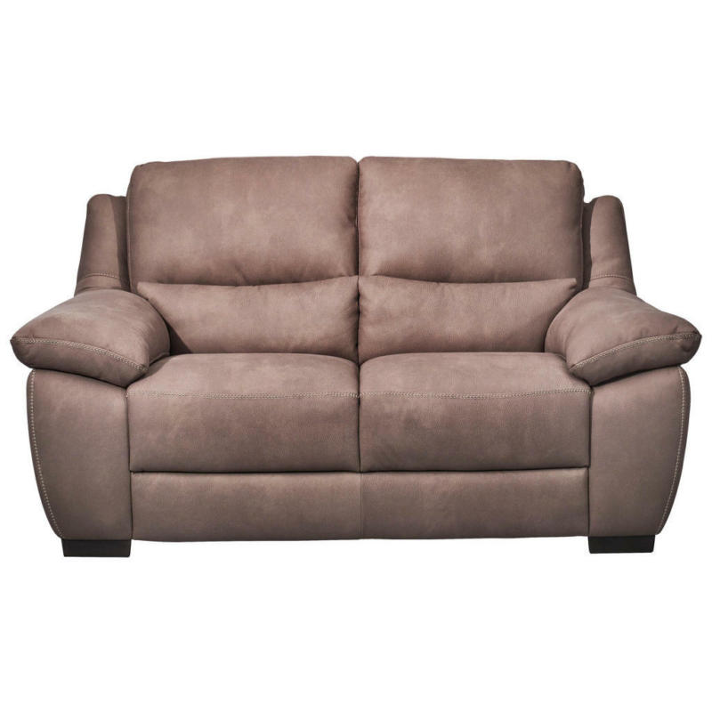 Zweisitzer-Sofa in Braun