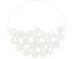 Hornbach Perle Polaris weiß matt 8 mm 15 Stück