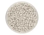 Hornbach Rocailles metallic silber 2,6 mm 17 g