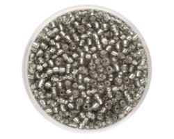 Rocailles Silbereinzug grau 2,6 mm 17 g