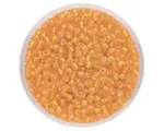 Hornbach Perle Rocailles mit Silbereinzug orange 2,6 mm 17 g