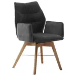 XXXLutz Lauterach - Ihr M&ouml;belhaus bei Bregenz Armlehnstuhl in Holz, Textil Anthrazit