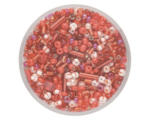 Hornbach Perle Rocailles Mix hellrot 17 g