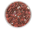 Hornbach Perle Rocailles Mix rot 17 g