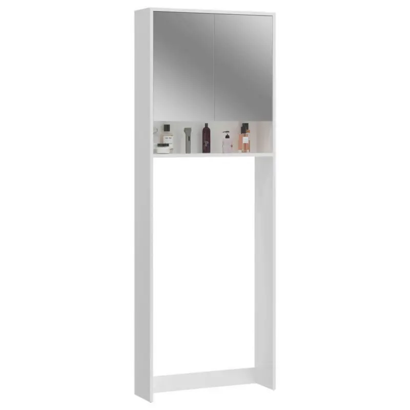 Waschmaschinenschrank in Weiß
