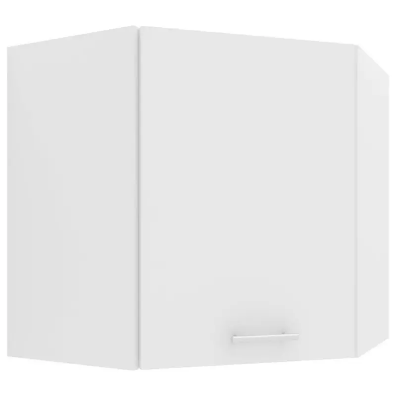 Eckoberschrank 57/60/57 cm in Weiß