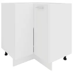 Eckunterschrank 76/82/76 cm in Weiß