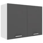 XXXLutz Lauterach - Ihr Möbelhaus bei Bregenz Küchenoberschrank 80/60/31 cm in Anthrazit, Weiß