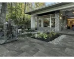Hornbach FLAIRSTONE Feinsteinzeug Terrassenplatte Monte Polare granit-grau rektifizierte Kante 80 x 40 x 3 cm