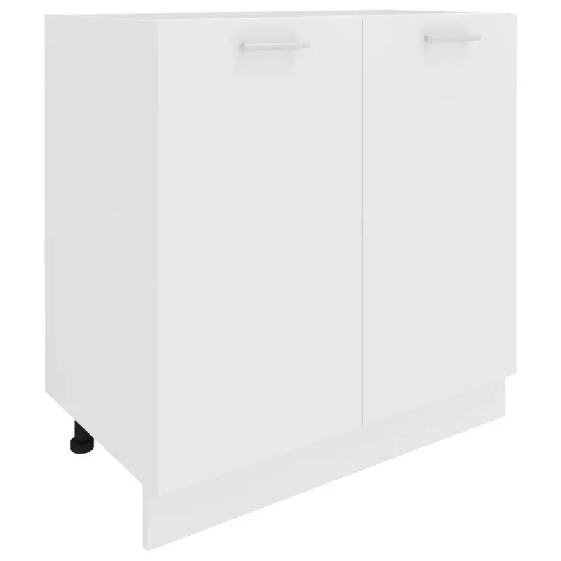 K&uuml;chenunterschrank 80/82/46 cm in Wei&szlig;