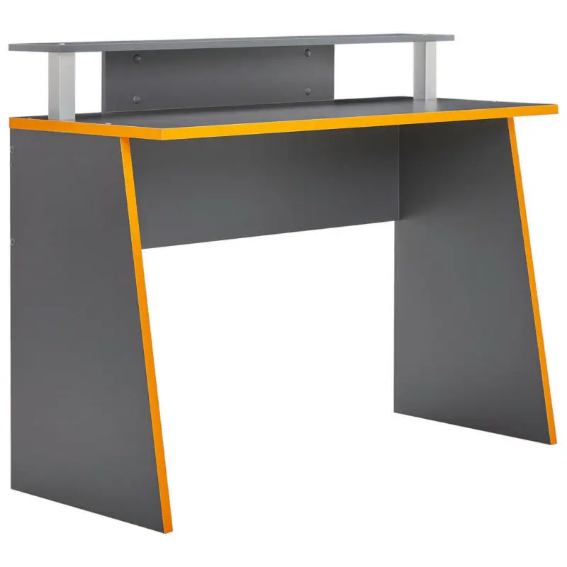 Gaming Tisch 93/50/117 cm in Anthrazit, Orange
