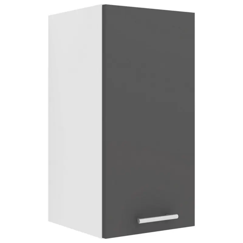 Küchenoberschrank 30/60/31 cm in Anthrazit, Weiß