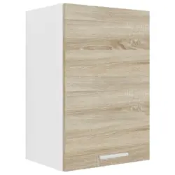 Küchenoberschrank 40/60/31 cm in Weiß, Sonoma Eiche