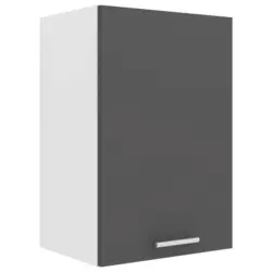K&uuml;chenoberschrank 40/60/31 cm in Anthrazit, Wei&szlig;