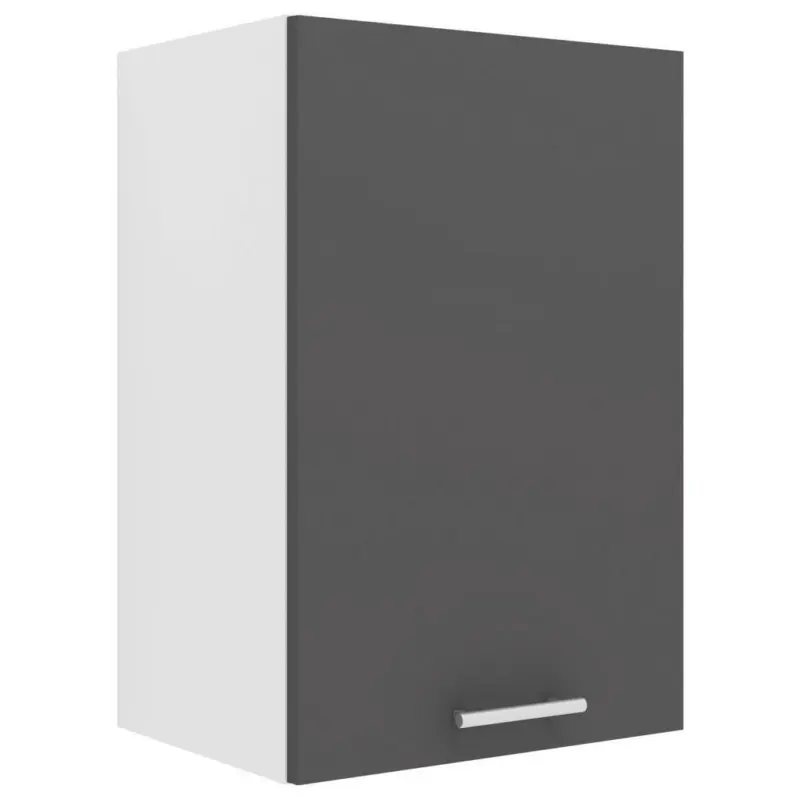 K&uuml;chenoberschrank 40/60/31 cm in Anthrazit, Wei&szlig;