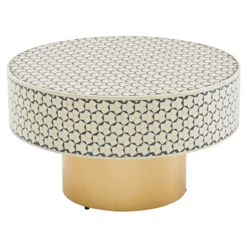 Couchtisch in Kunststoff 60/60/35 cm