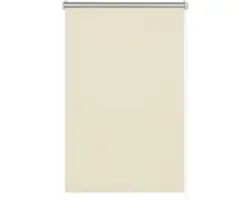 Klemmrollo Verdunkelung ohne Bohren Thermo beige 75x150 cm inkl. Klemmträger