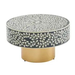 Couchtisch in Kunststoff 60/60/35 cm