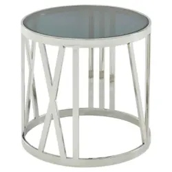 Beistelltisch in Metall 45/45/44 cm